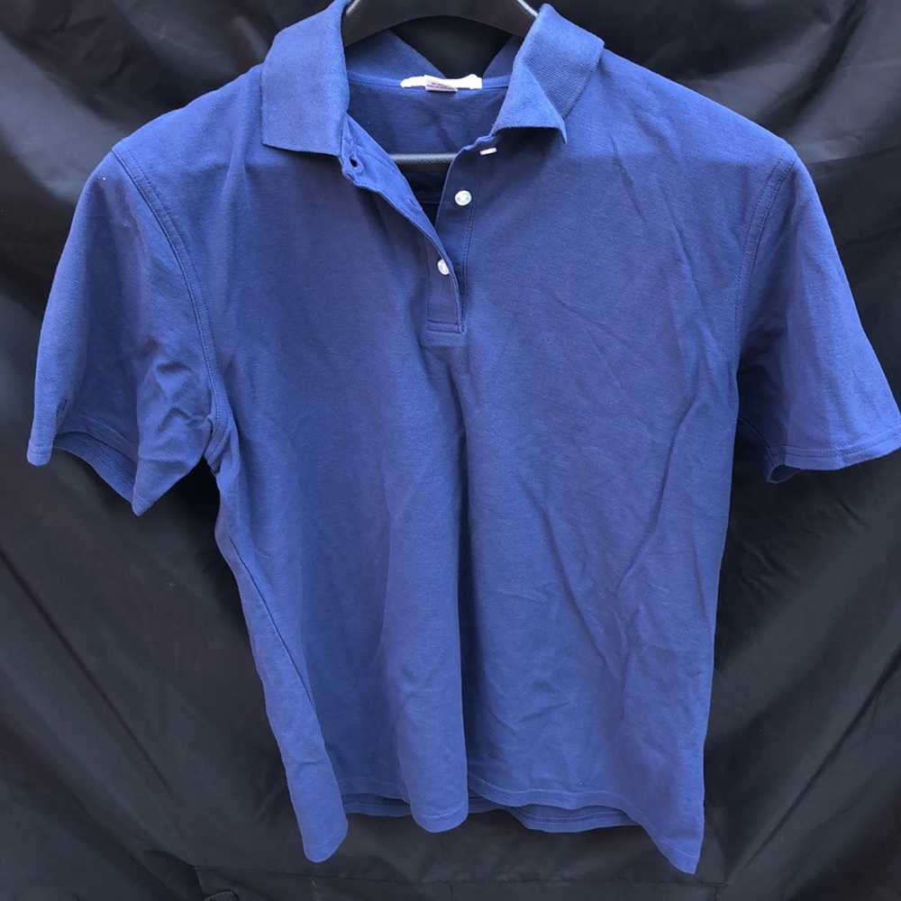 Organic cotton polo shirt. Medium